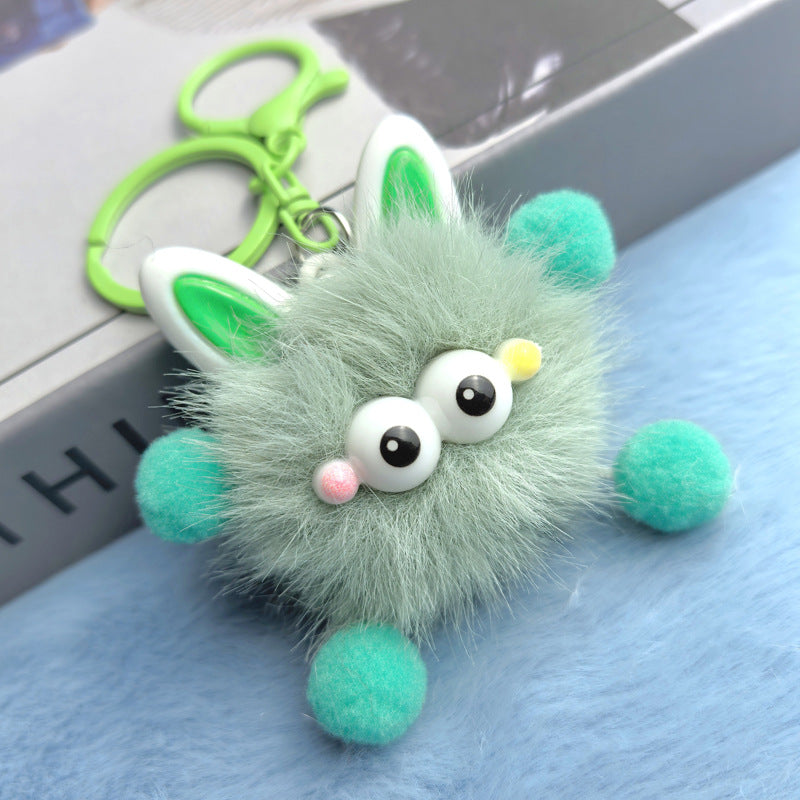 Wholesale 10pcs Ear Elf Plush Cartoon Cute Keychain